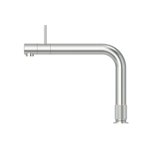 Quooker Front boiling water tap in stainless steel with front-mounted lever