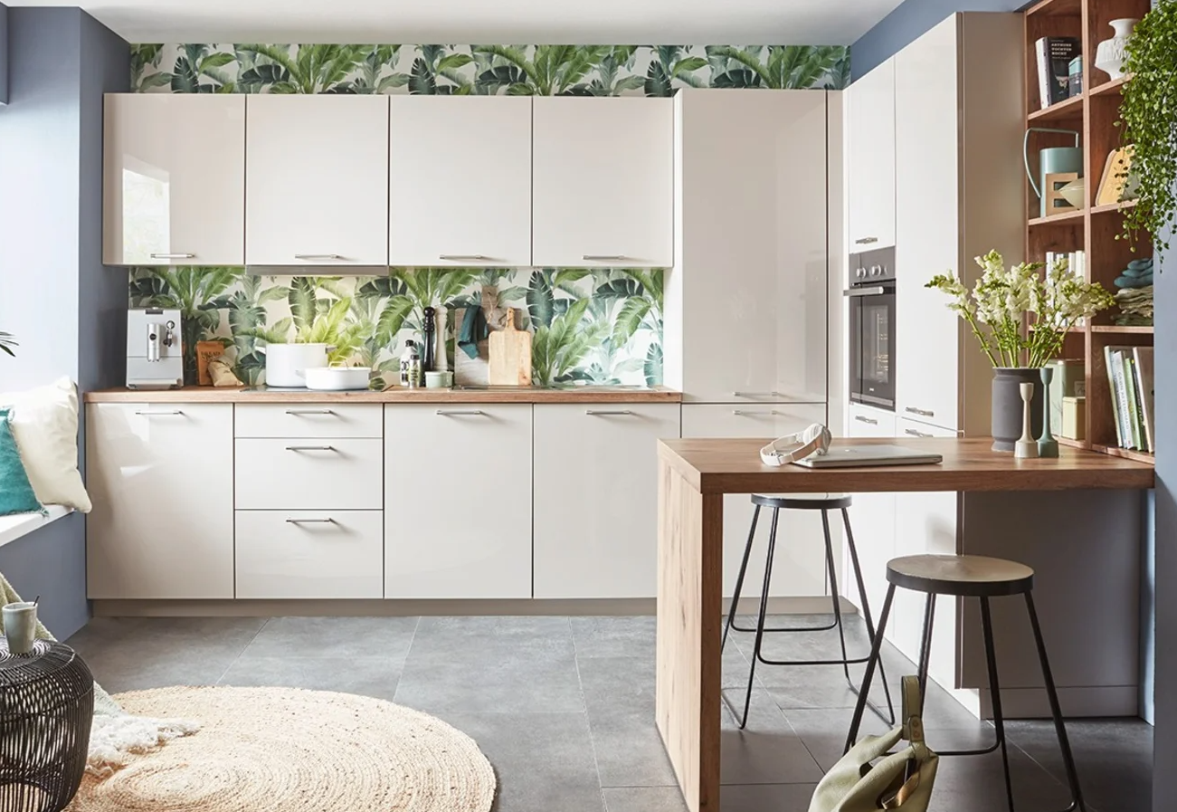 Nobilia Focus kitchen - ultra high-gloss lacquer