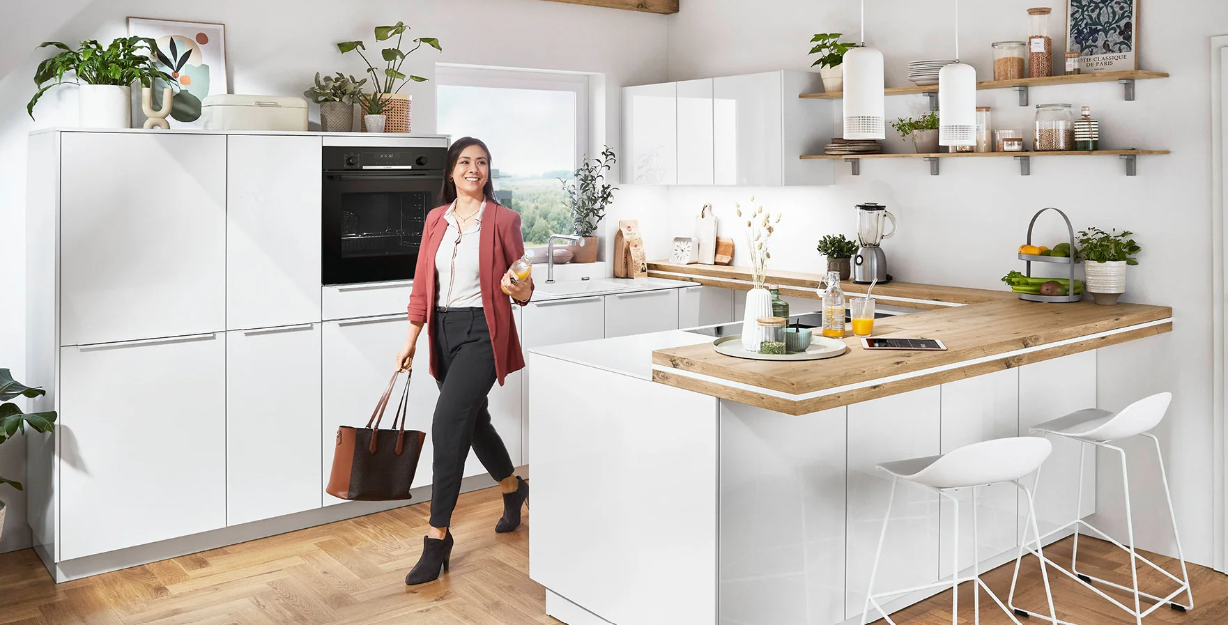 Nobilia Novalux kitchen - genuine lacquer high gloss
