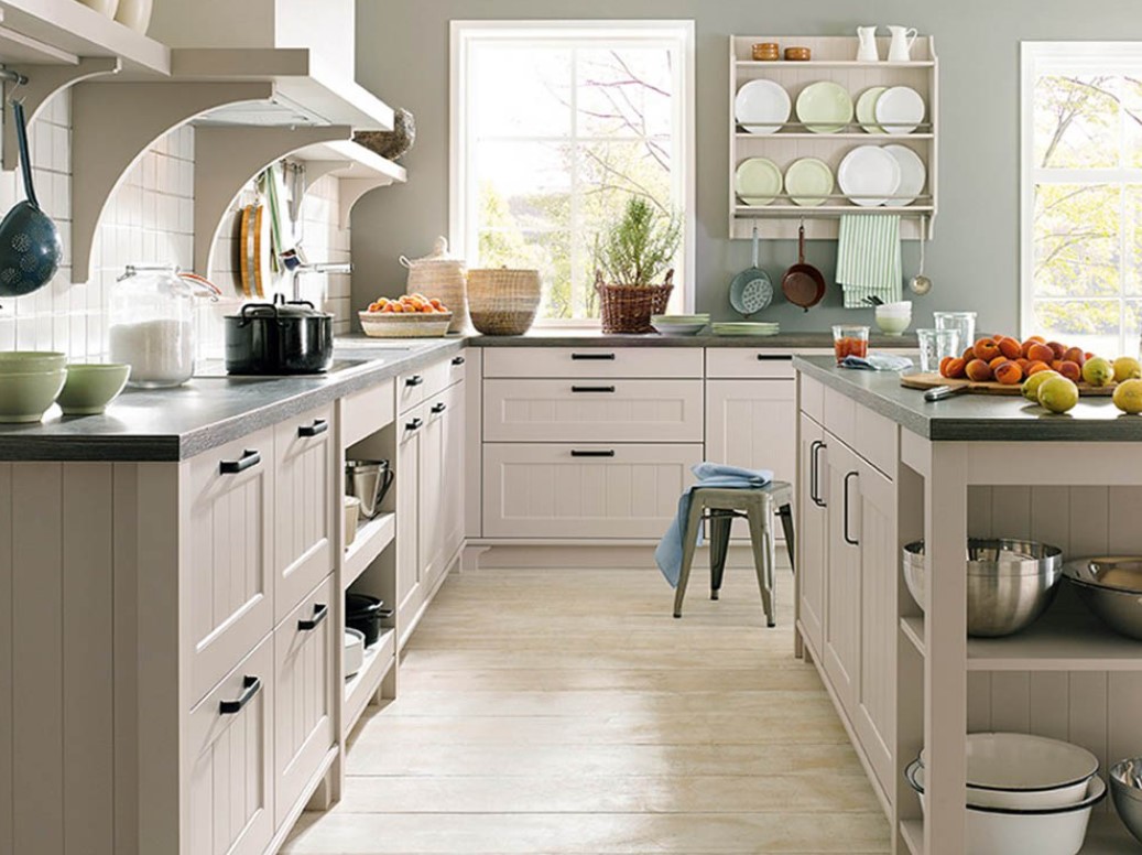 Schüller Canto kitchen - satin lacquer, Colour Concept