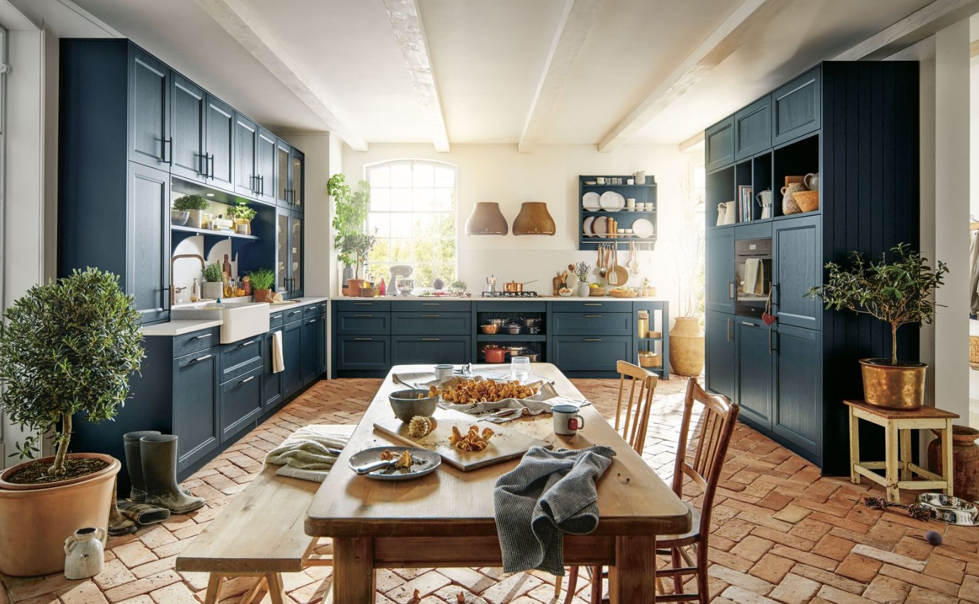 Schüller Finca kitchen - rustic country satin lacquer with pore, Colour Concept