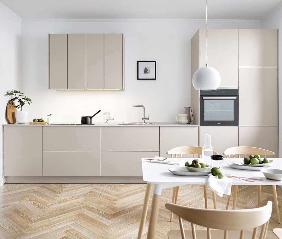Schüller Siena kitchen - matt velvet lacquer, Colour Concept, anti-fingerprint