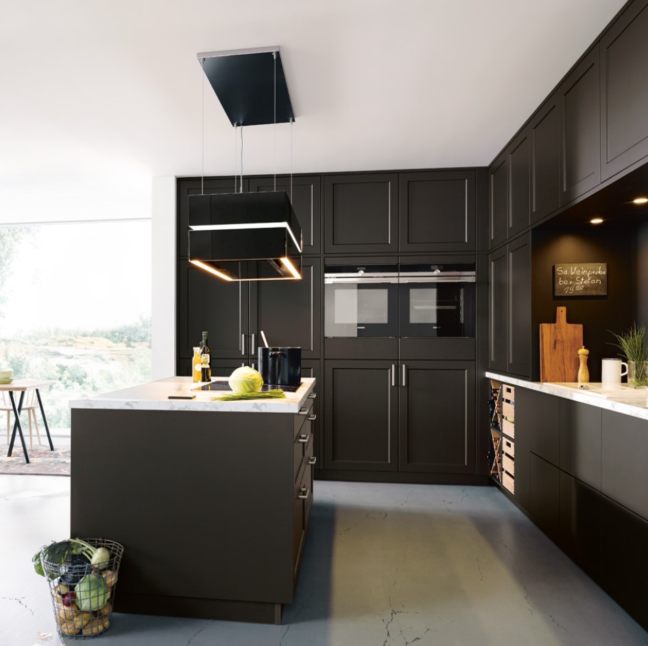 Schüller Vicenza kitchen - satin lacquer, Colour Concept